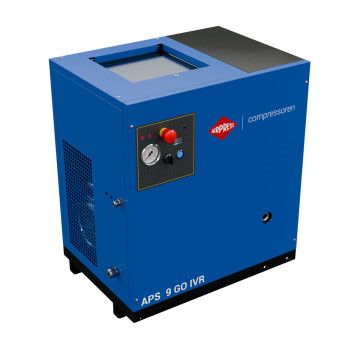 Schraubenkompressor 10 PS/7.5 kW 10 bar 848 l/min (APS 9 GO IVR) Schraubenkompressor 10 PS/7.5 kW 10 bar 848 l/min (APS 9 GO IVR)