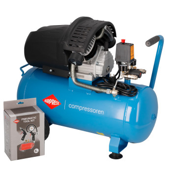 Kompressor HL 425-50 8 bar 50L 3 PS/2.2 kW 260 l/min mit Zubehör