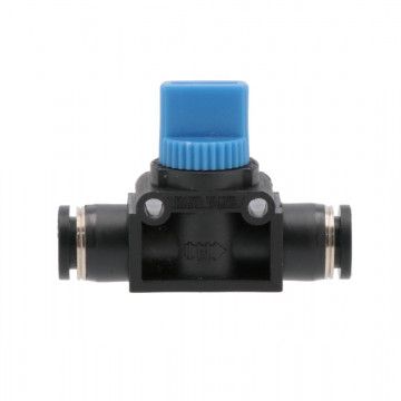 Schnellverbinder Absperrhahn 6 x 6 mm