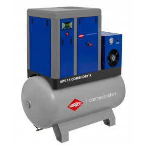 Schraubenkompressor APS 15 Combi Dry X 10 bar 15 PS/11 kW 1410 l/min 500 l
